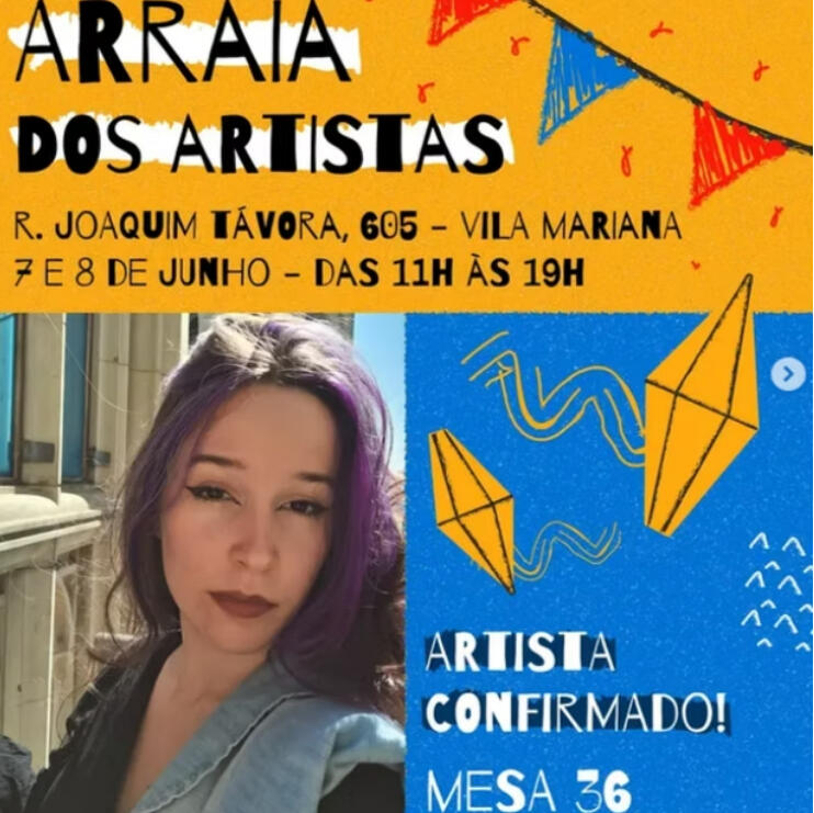 Arraia dos Artistas JUNHO | 2025 📍São Paulo